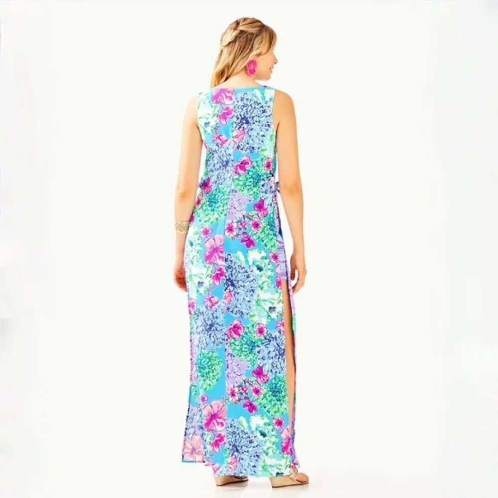 NWT Lilly Pulitzer Donna Maxi Romper Size 4 - Picture 2 of 6